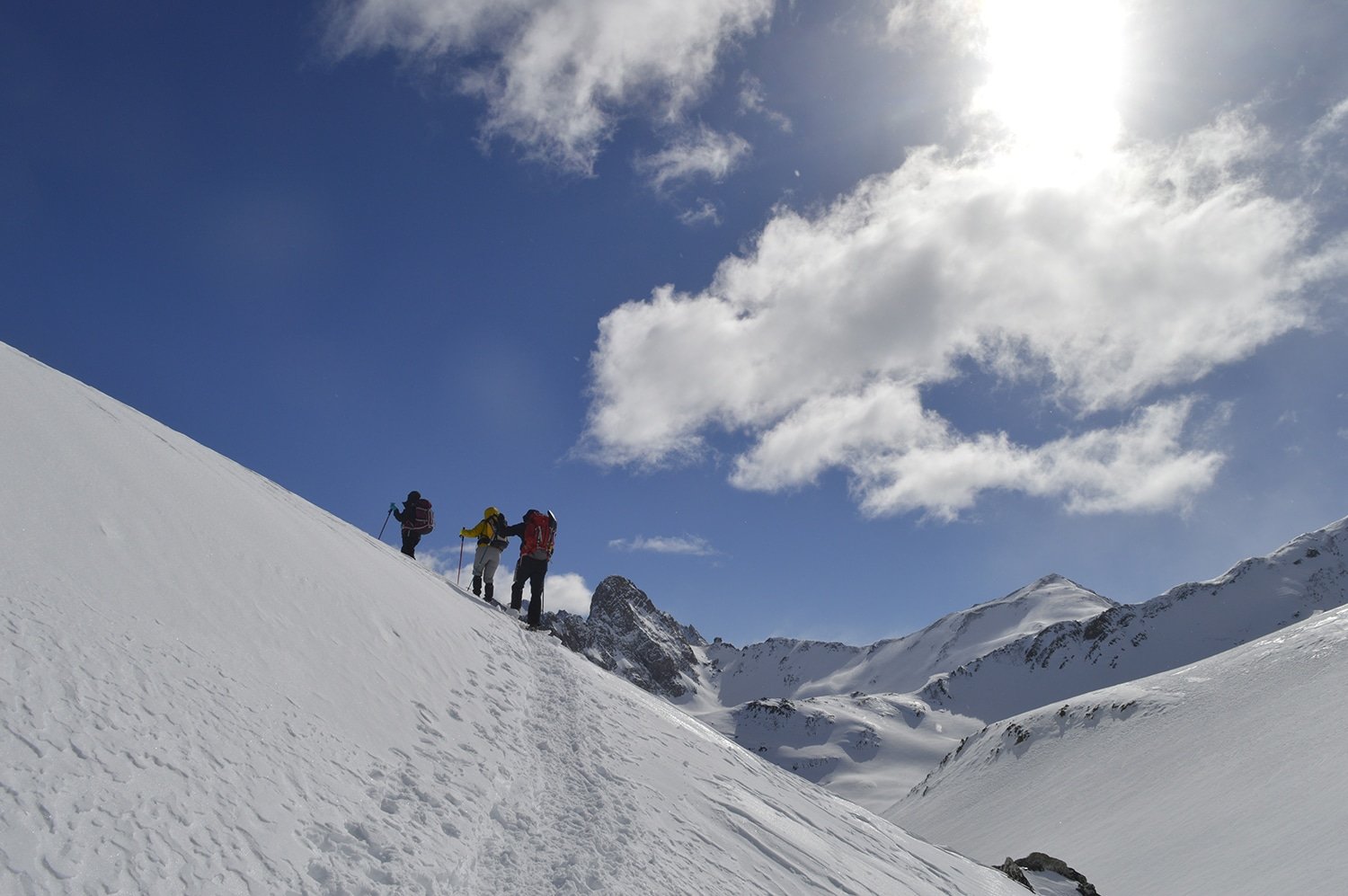 trek raquettes à neige