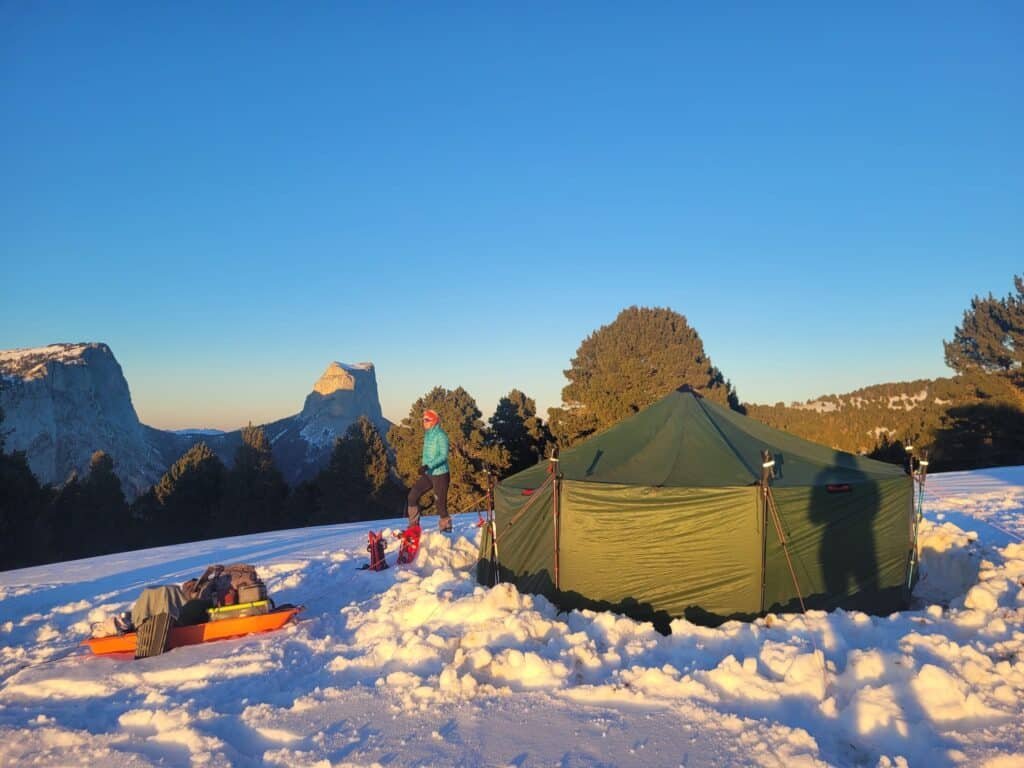 Bivouac raquettes Vercors