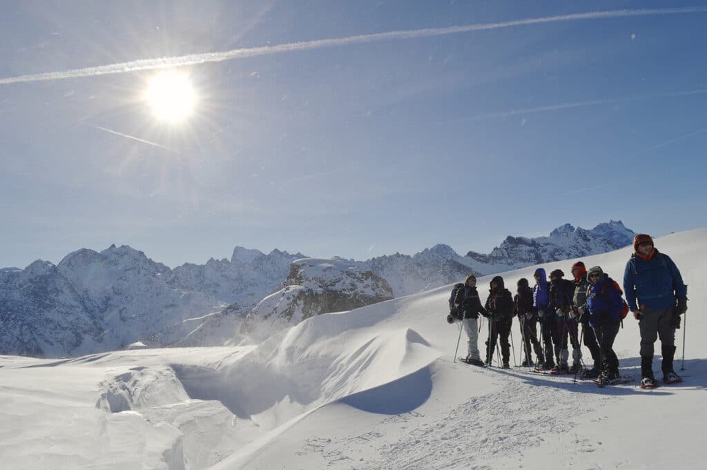 Raquettes en haute Clarée