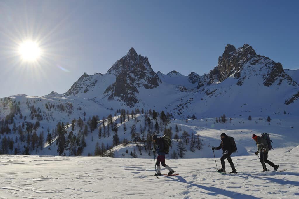 Bivouac raquettes Clarée