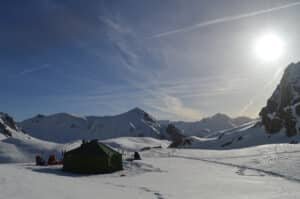 Bivouac raquettes en Ubaye