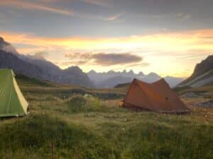 Bivouac avec Détours en montagne